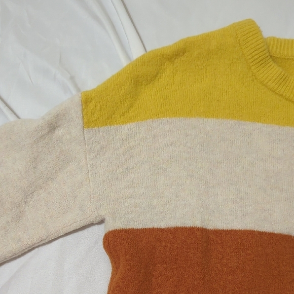 Madewell Gladwell Balloon-Sleeve Pullover Sweater, Color Heather Mulberry Sz XS - Picture 7 of 16